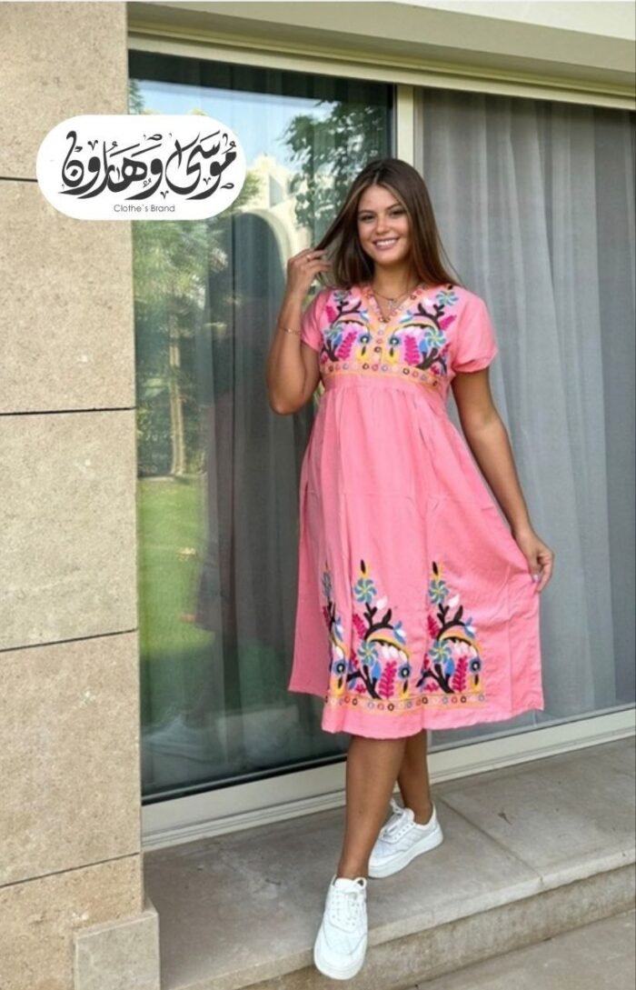 فستان شانيل قطني 11