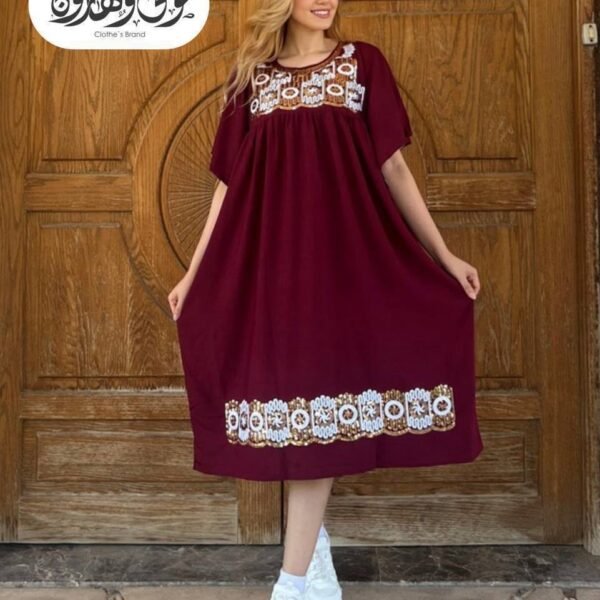 فستان شانيل قطني حريمي – قطن معالج ومقاسات حتى 120 كيلو